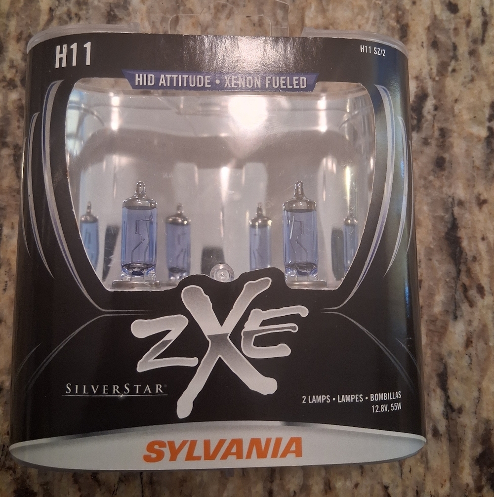 Sylvania SilverStar zXe H11 HID Attitude Xenon Fueled Bulbs - Blue